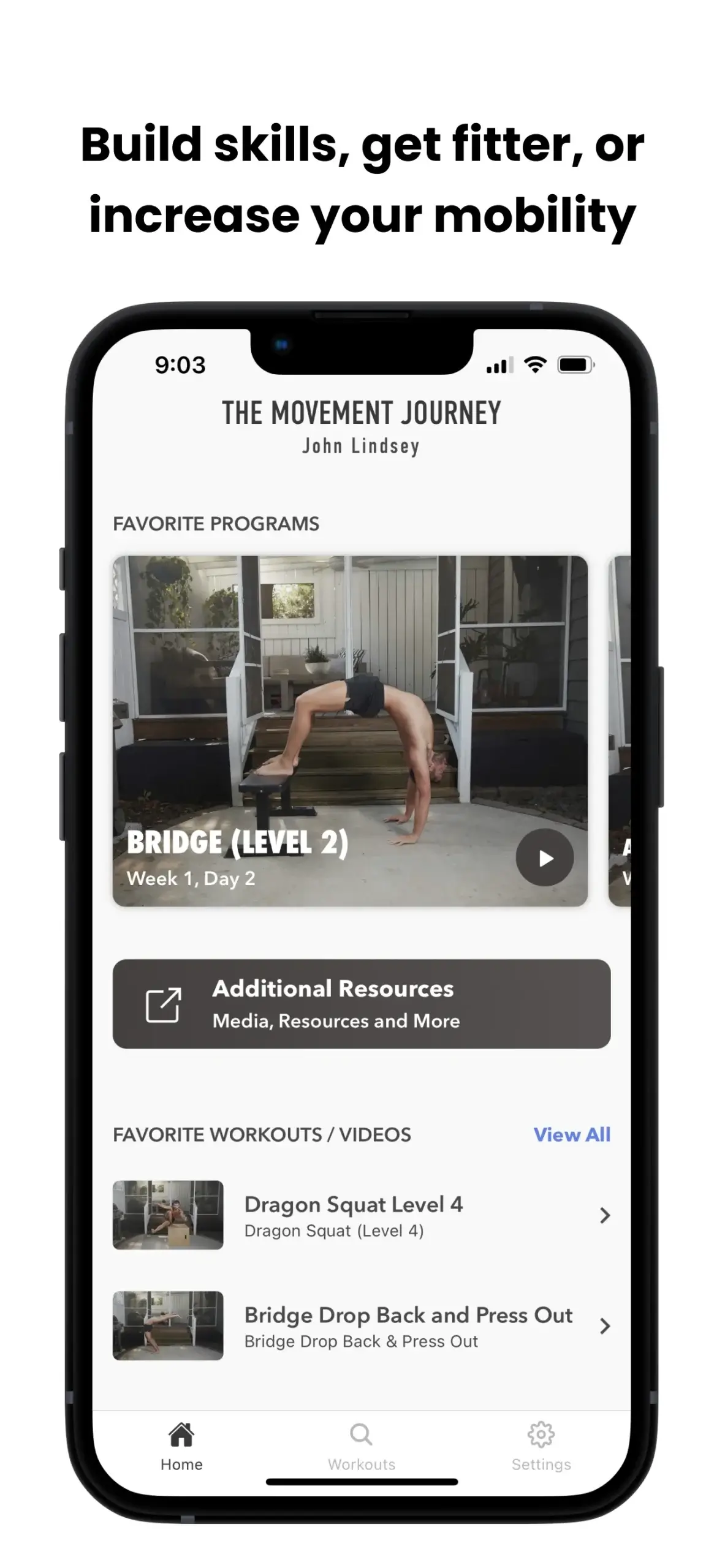 Aperçu de l'application Trybe - Workout Programs & Log 3