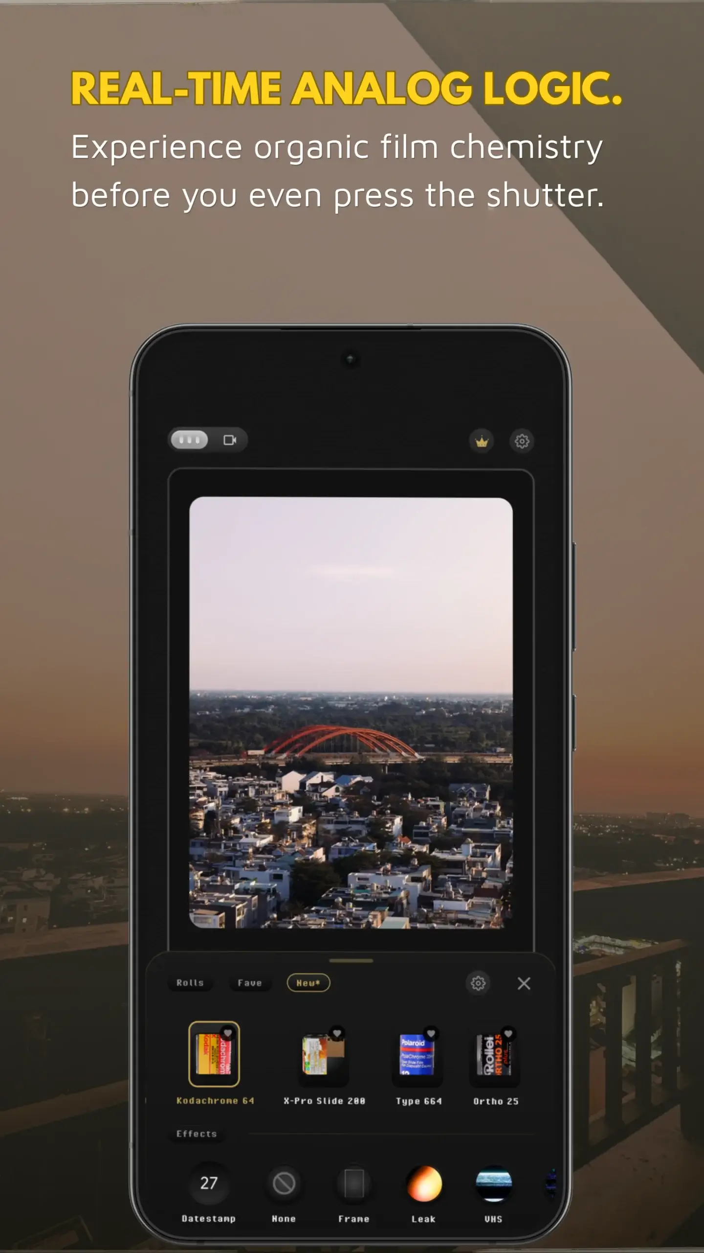 Aperçu 3 de l'application ROLLO – Vintage Film Camera