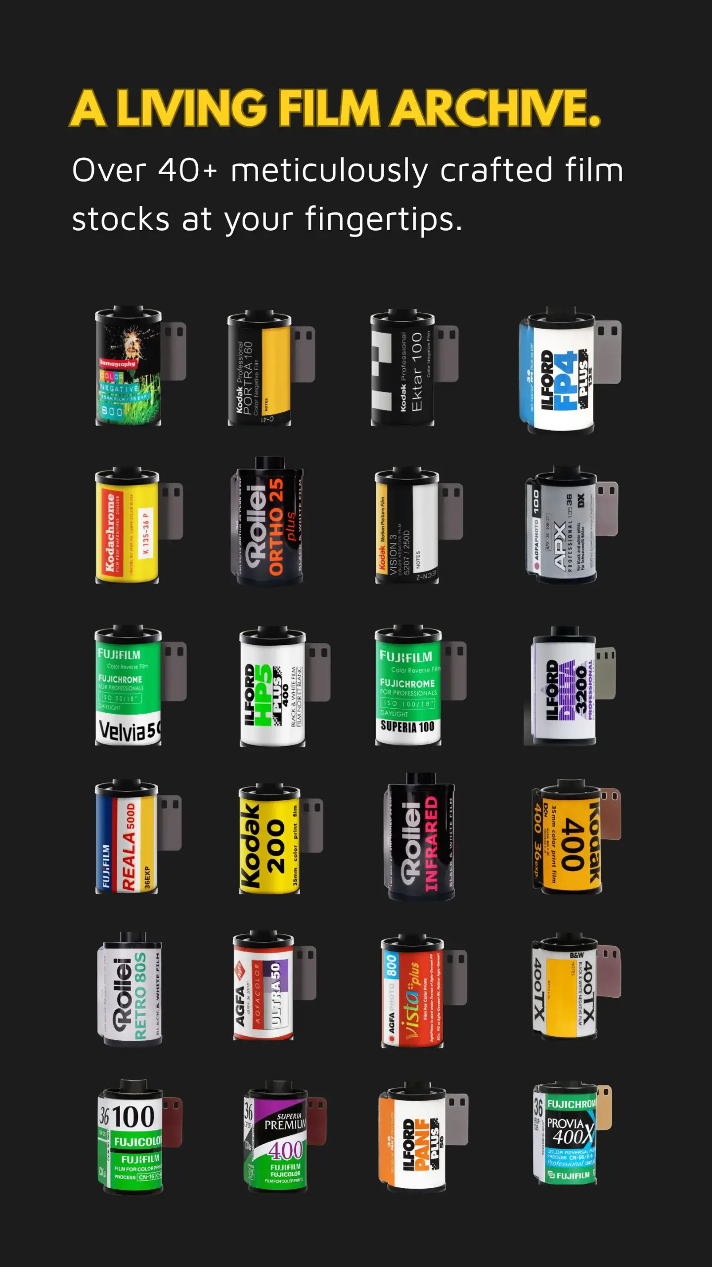 Aperçu 2 de l'application ROLLO – Vintage Film Camera