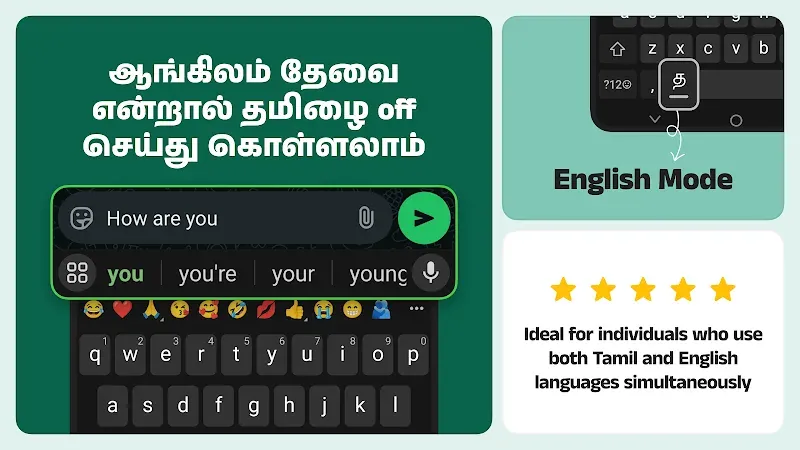 Capture d'écran 5 de Desh Tamil Keyboard