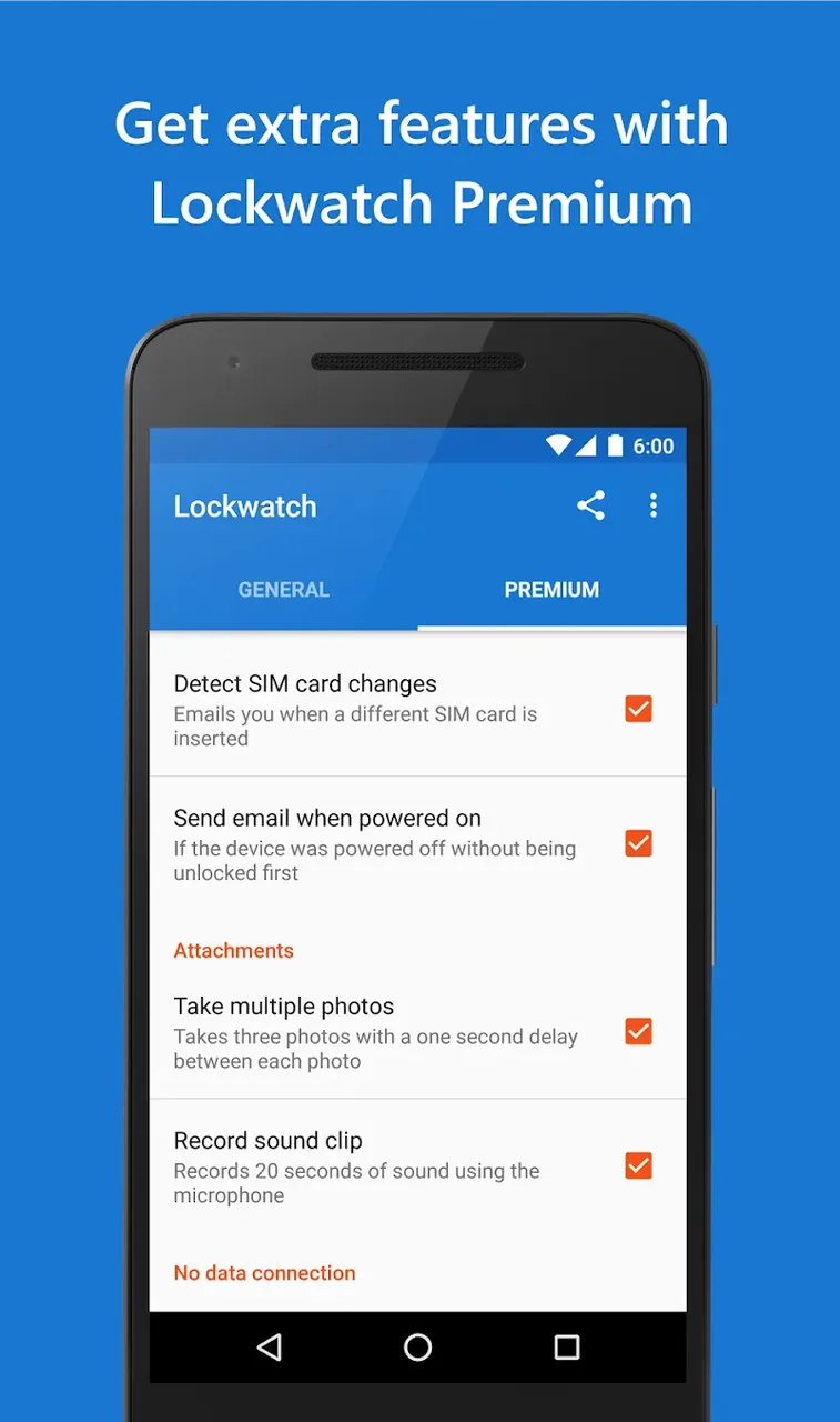 Capture d'écran Lockwatch 6