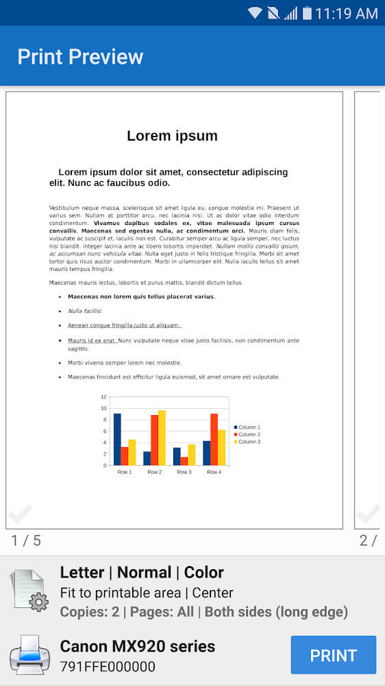 Captura de pantalla 4 de la aplicación NokoPrint – Mobile Printing