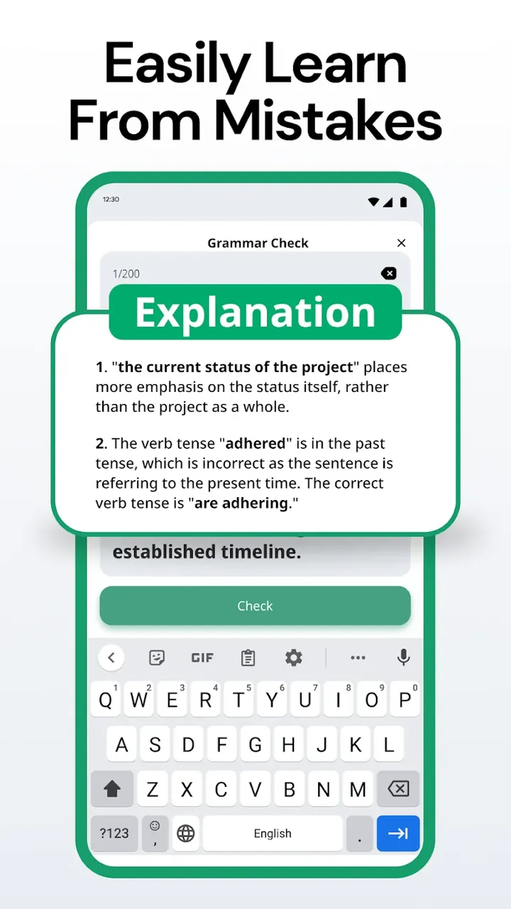 Grammar Check by AI Writing - Capture d'écran 4