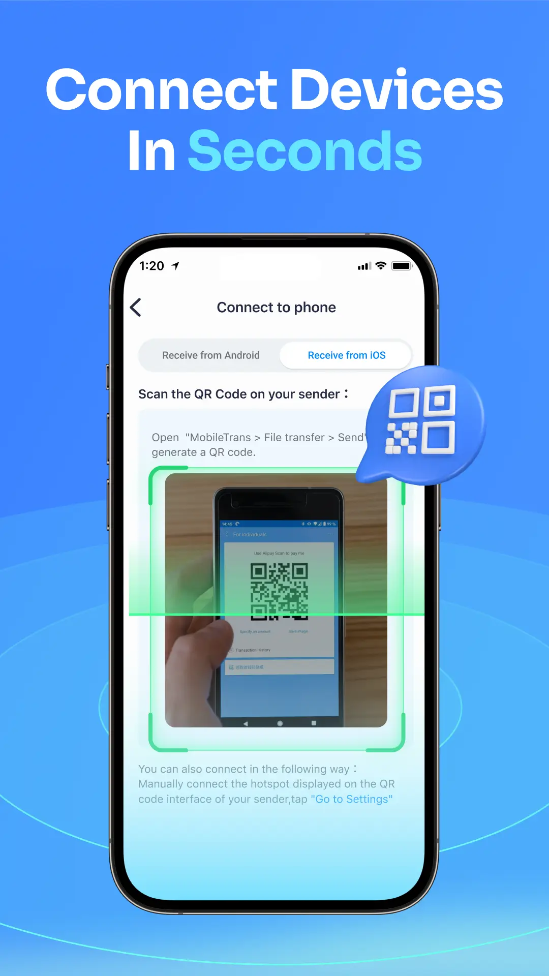 Pratinjau tangkapan layar Data Transfer – MobileTrans 4
