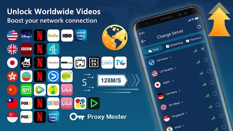 Capture d'écran Proxy Master 2