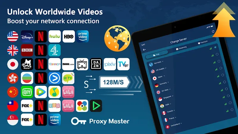 Capture d'écran Proxy Master 6
