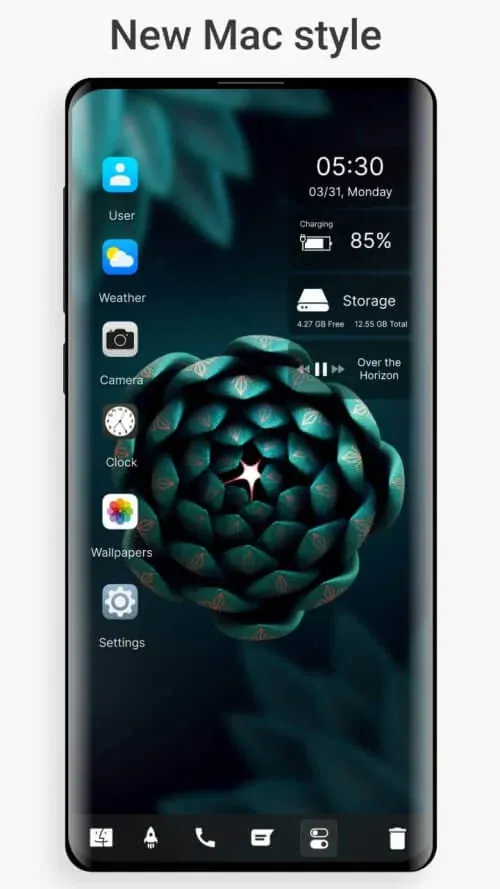 Launcher OS 2026 Screenshot 7: Kontrol Gestur