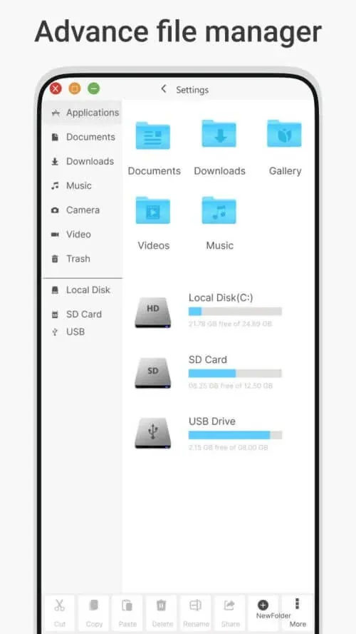 Launcher OS 2026 Screenshot 5: Panel Notifikasi