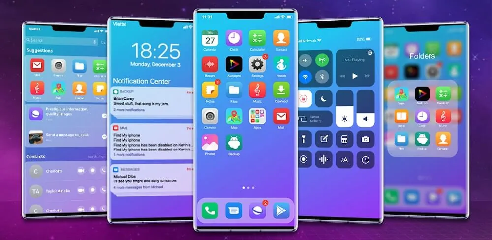 Launcher OS 2026 Screenshot 1: Pratinjau Layar Utama