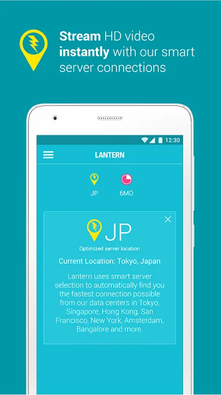Capture d'écran de l'interface de Lantern 3