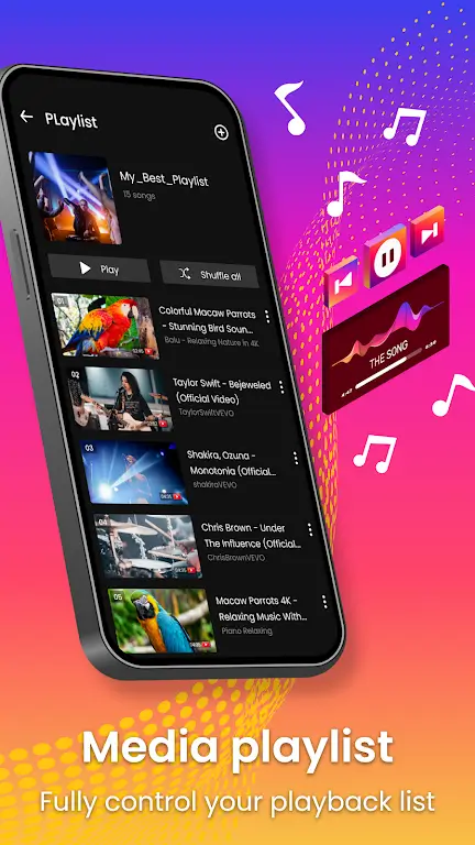 Capture d'écran de l'application wTuber 7