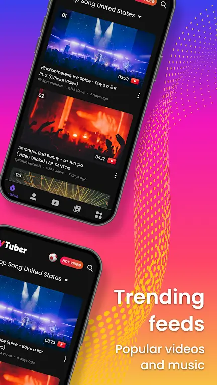 Capture d'écran de l'application wTuber 6