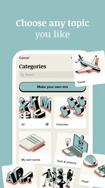 Capture d'écran de Vocabulary 5