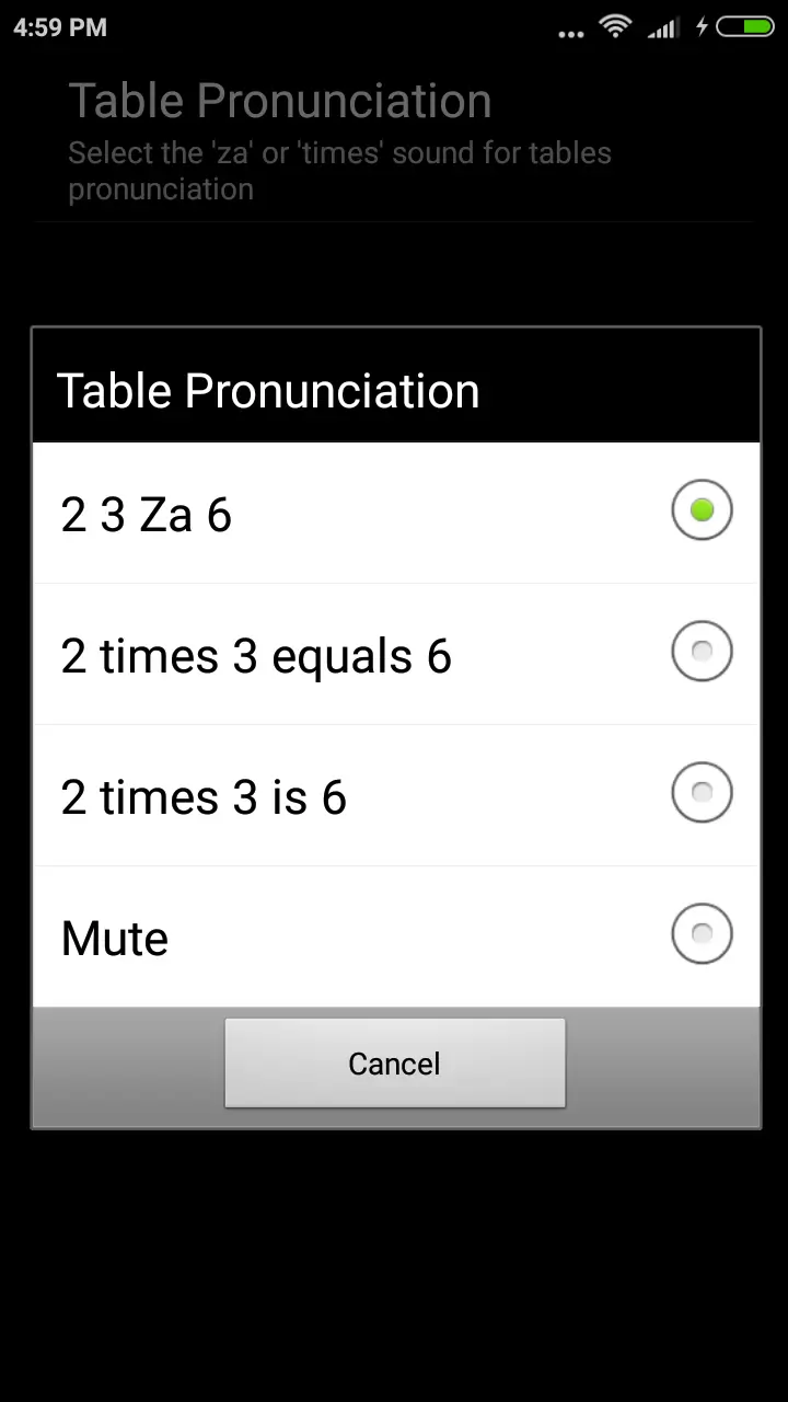 Maths Multiplication Tables capture d'écran 4