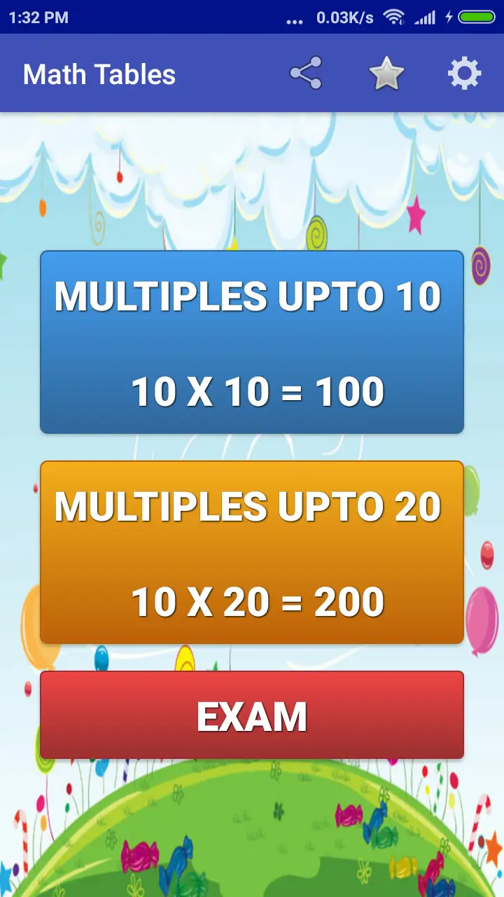 Maths Multiplication Tables capture d'écran 5