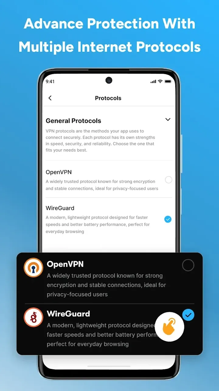Capture d'écran de l'application QuixVPN 5