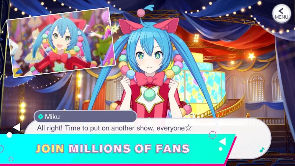 Capture d'écran de gameplay 6 de Hatsune Miku: Colorful Stage!