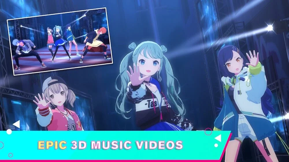 Capture d'écran de gameplay 5 de Hatsune Miku: Colorful Stage!