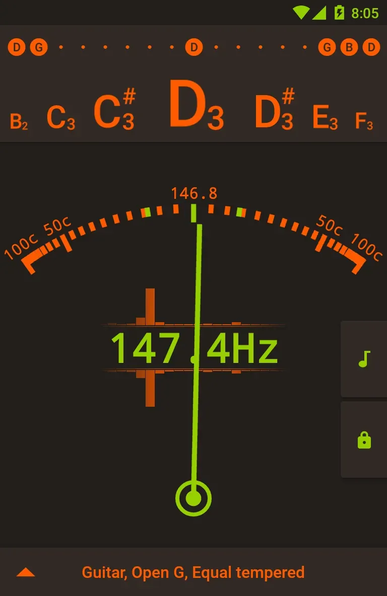 Tuner - gStrings capture d'écran 4