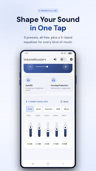 Tangkapan layar 3 VolumeBooster+: Make It Louder