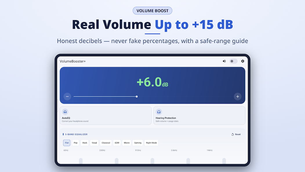 Tangkapan layar 1 VolumeBooster+: Make It Louder