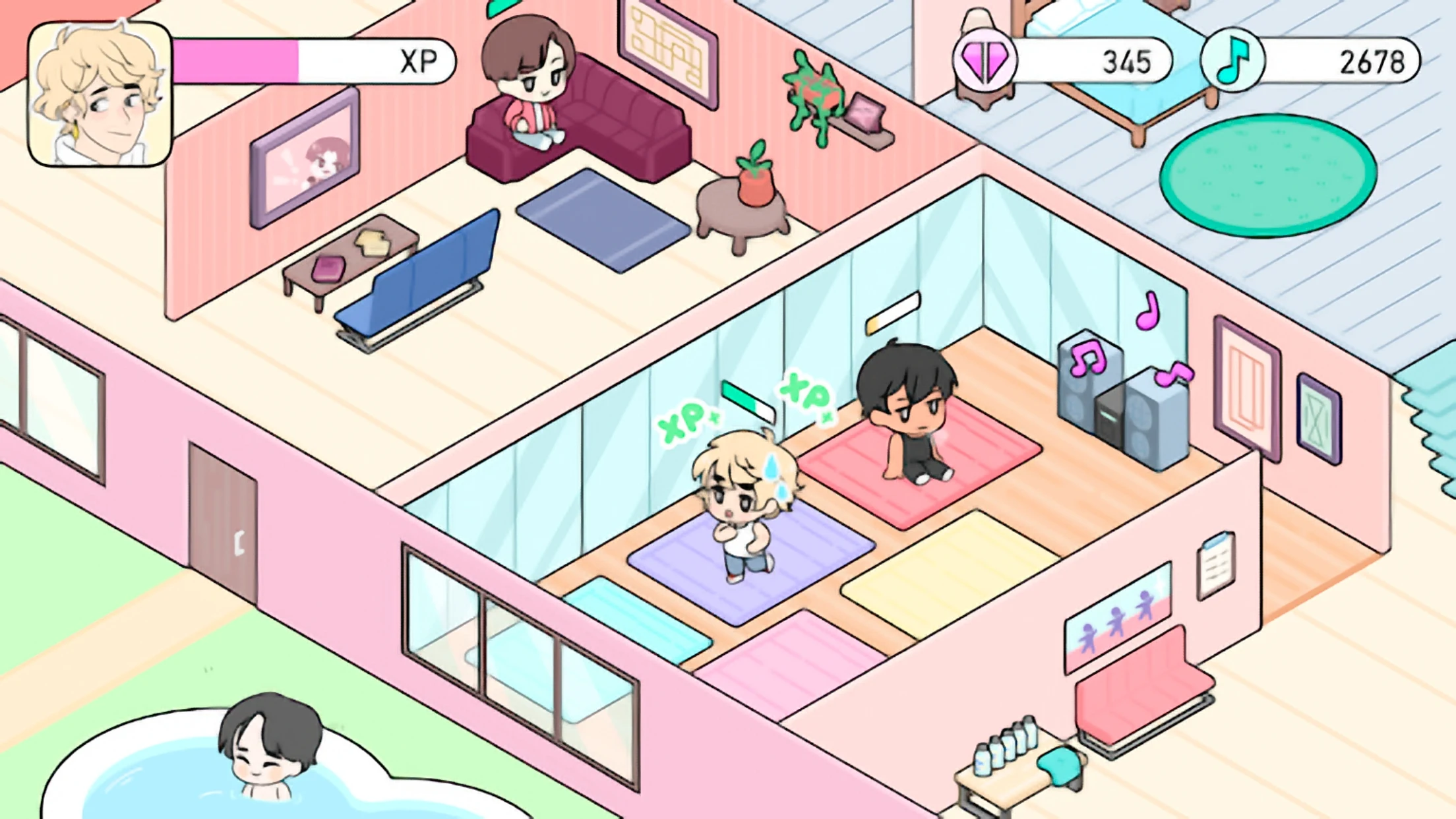 Captura de pantalla de K-Pop Academy 3