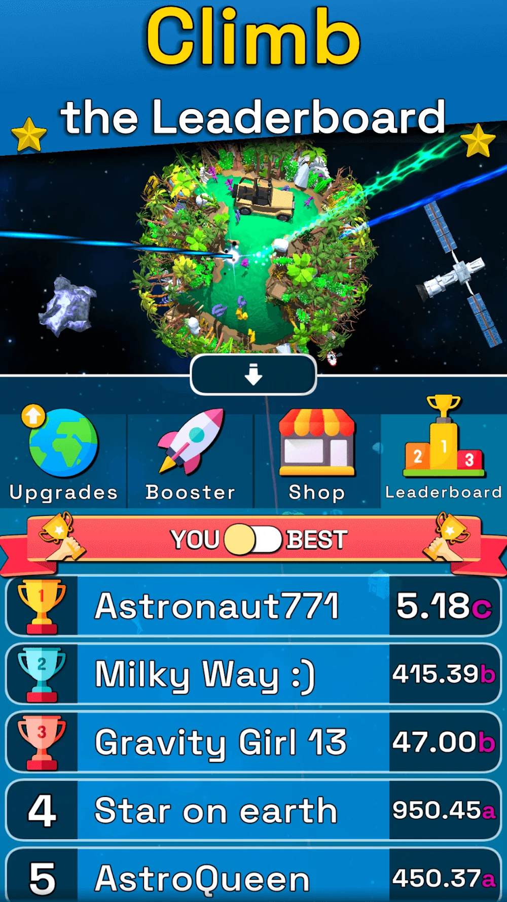 Capture d'écran de gameplay Planet Evolution: Idle Clicker 6