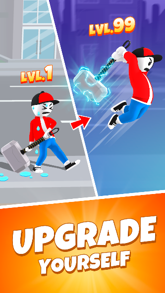 Merge Fighting: Hit Fight Game gameplay screenshot 2