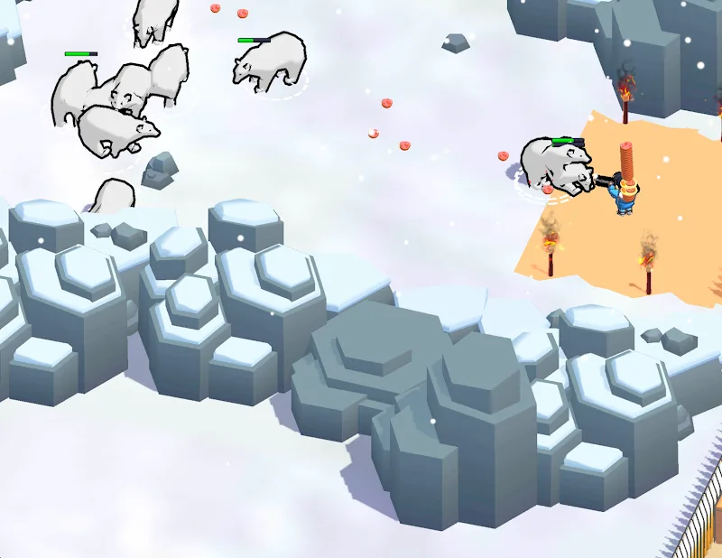 Hunter Survivor: Whiteout capture d'écran de gameplay 2