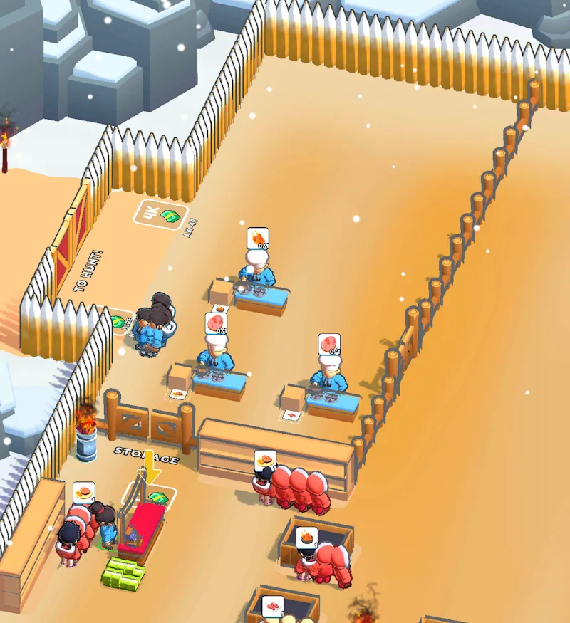 Hunter Survivor: Whiteout capture d'écran de gameplay 3