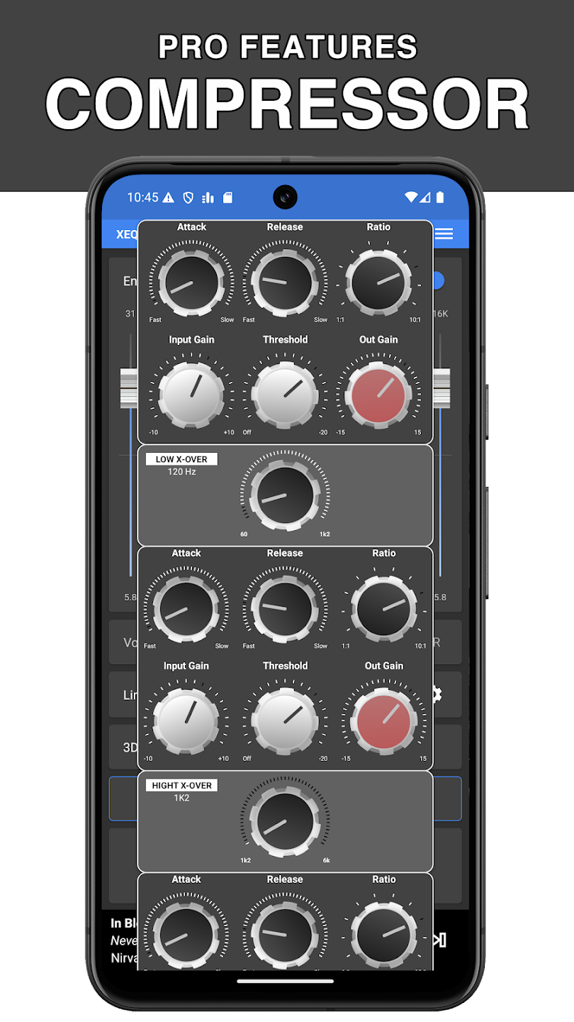Equalizer & Bass Booster - XEQ capture d'écran 3