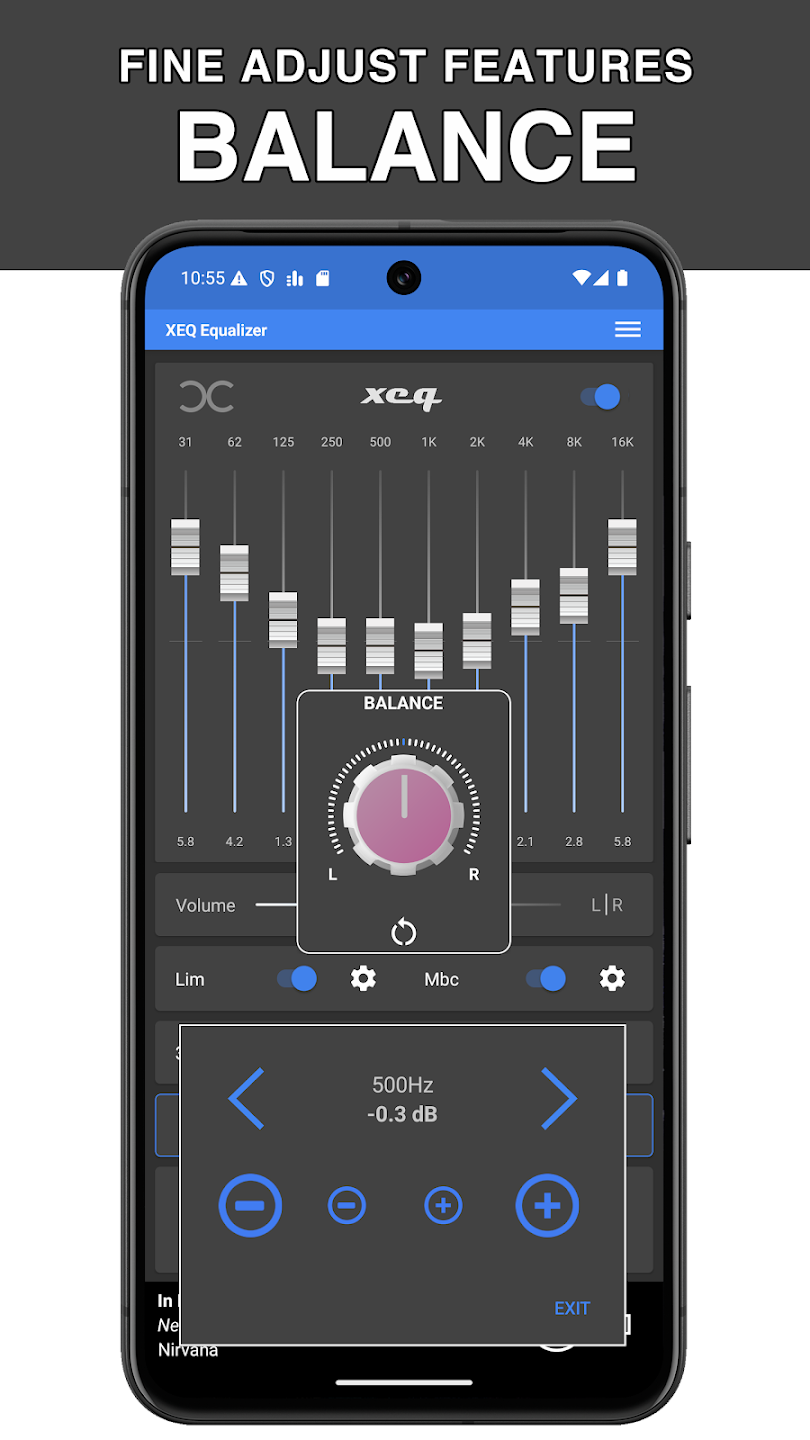 Equalizer & Bass Booster - XEQ capture d'écran 6