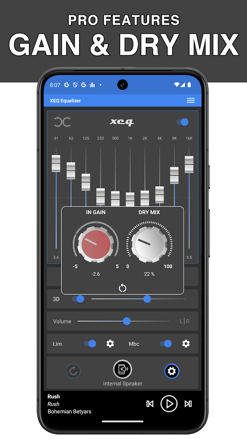 Equalizer & Bass Booster - XEQ capture d'écran 7