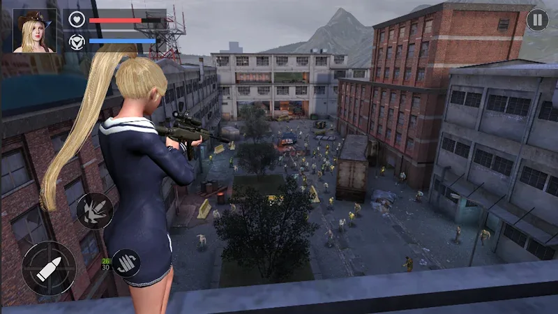 Capture d'écran 4 de Hot Girl: Shooting Gun Game