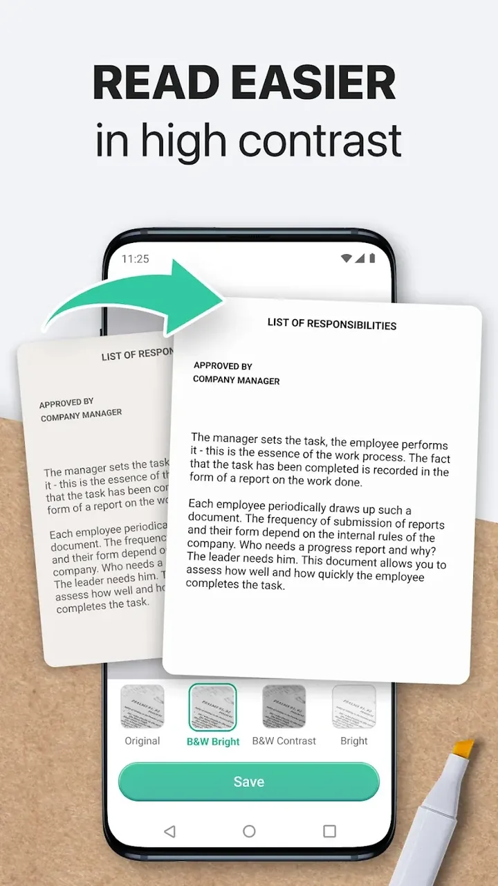 Capture d'écran 4 de l'application PDF Scanner Plus