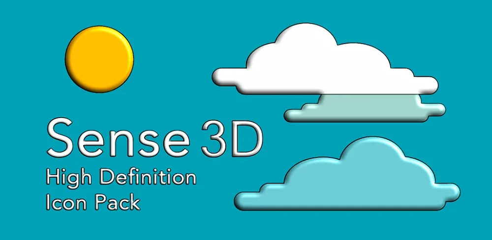 Capture d'écran 1 de Sense 3D - Icon Pack