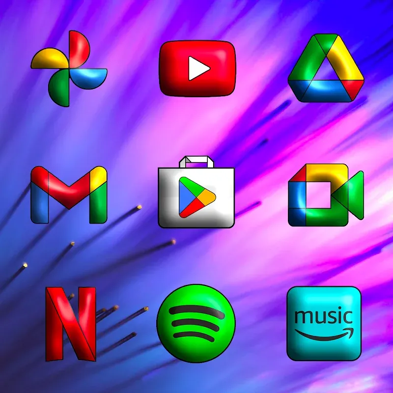 Capture d'écran 4 de Sense 3D - Icon Pack