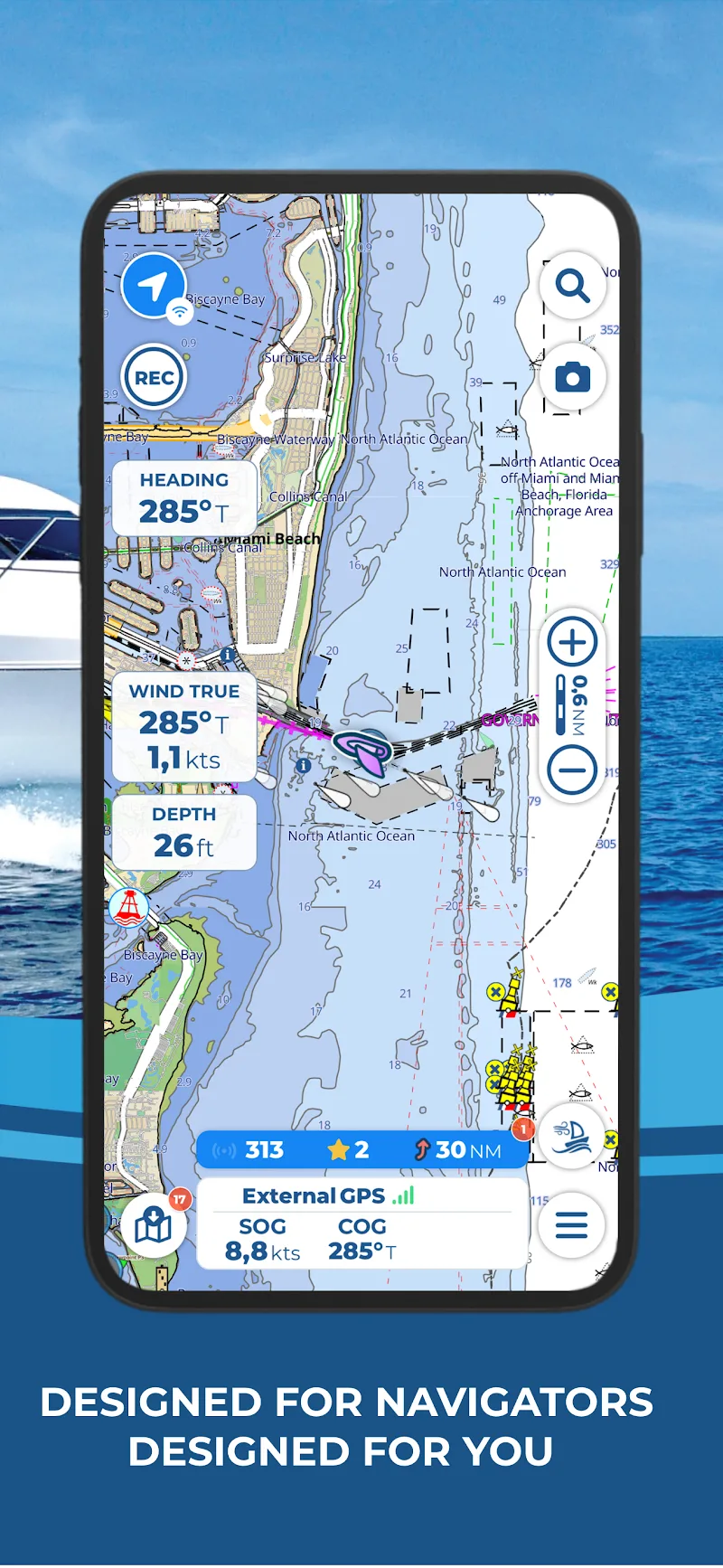 Capture d'écran Aqua Map Boating 3