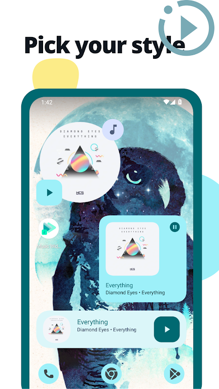 Capture d'écran 3 de Music Widget