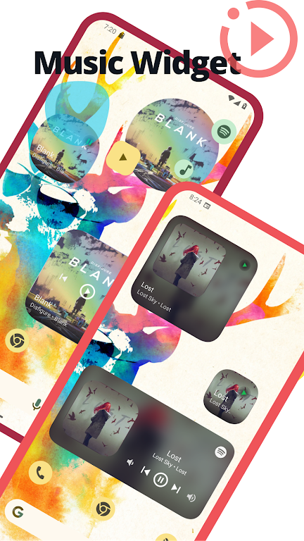 Capture d'écran 2 de Music Widget