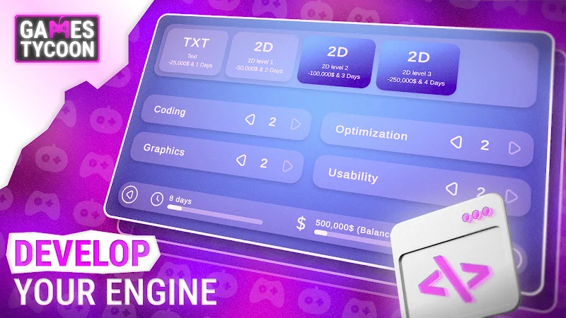 Games Tycoon Pro gameplay screenshot 6