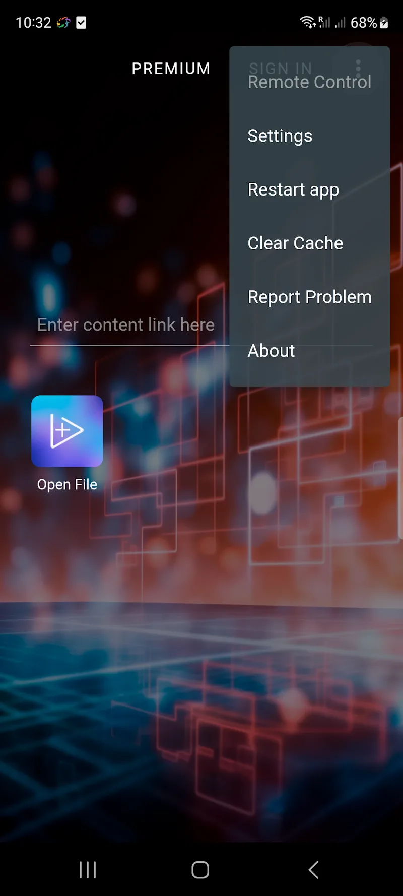 Capture d'écran de l'application Ace Stream 3