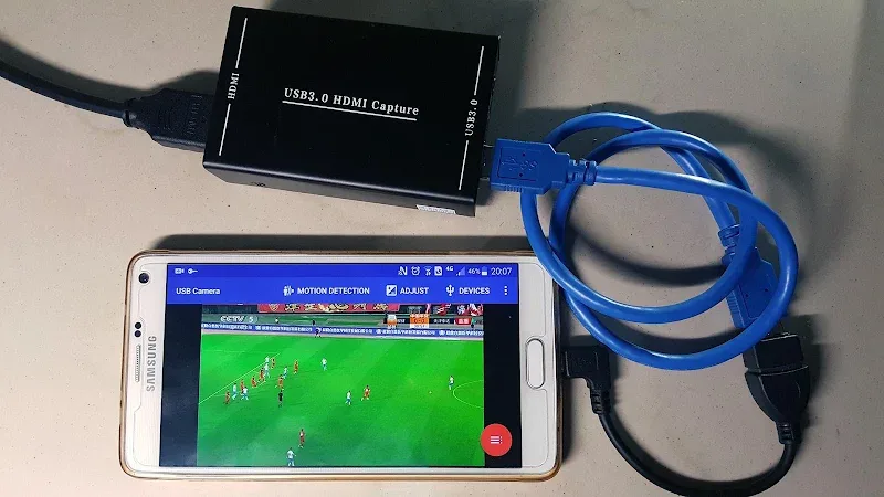 Aperçu de l'application USB Camera Pro 4