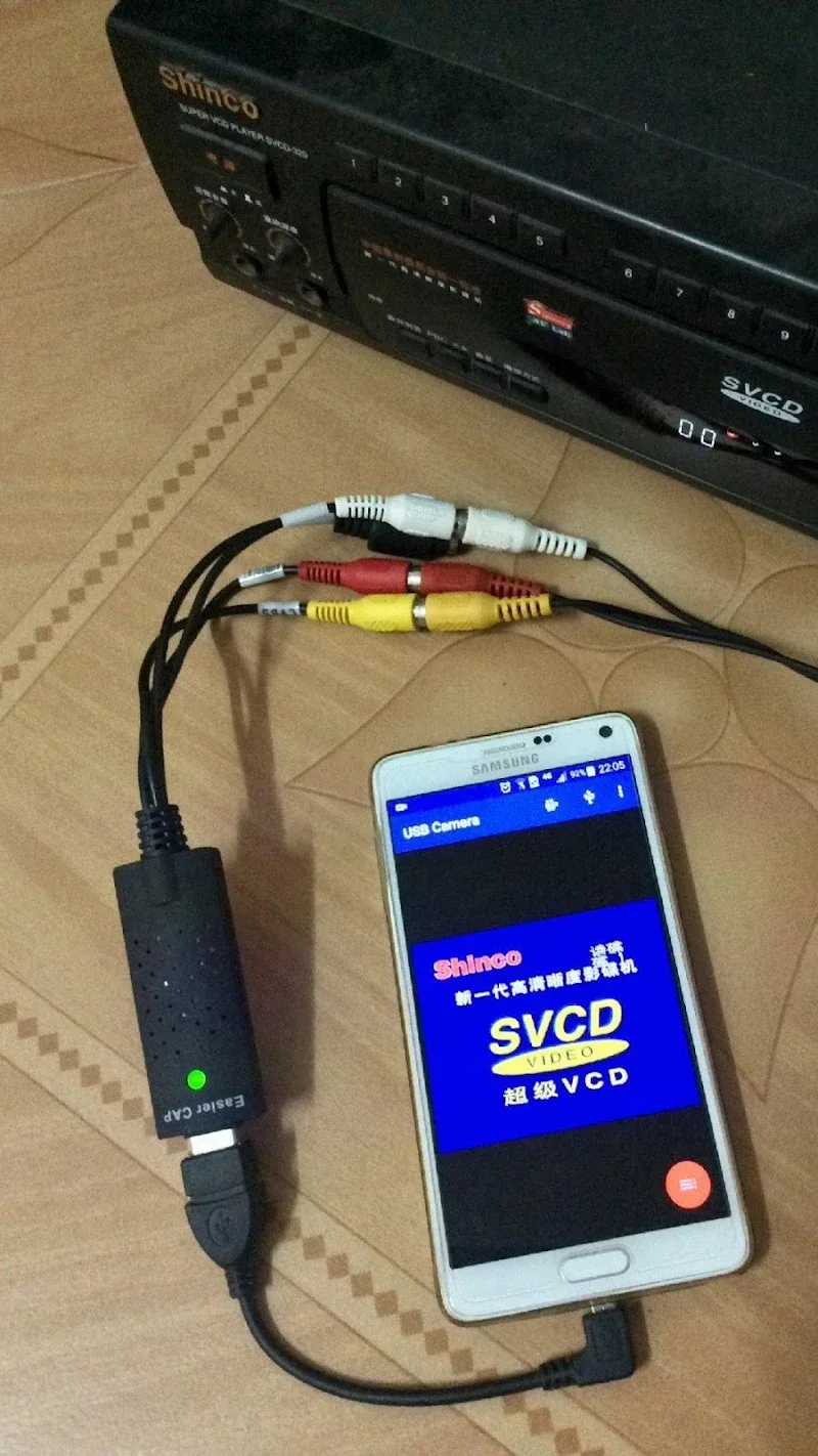 Aperçu de l'application USB Camera Pro 5