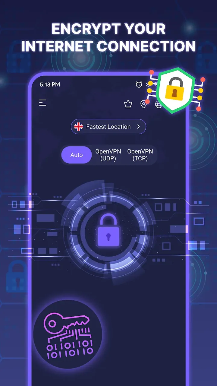Capture d'écran de l'application VPN - Fast Secure Proxy 5