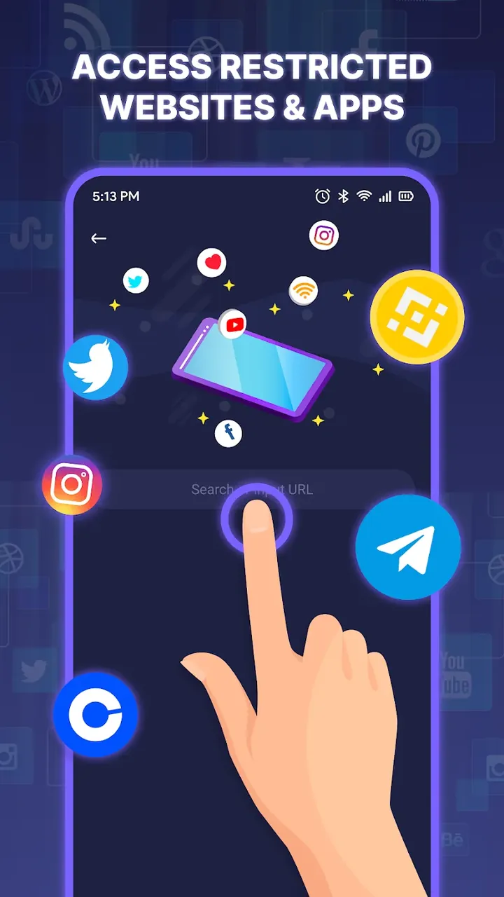 Capture d'écran de l'application VPN - Fast Secure Proxy 4