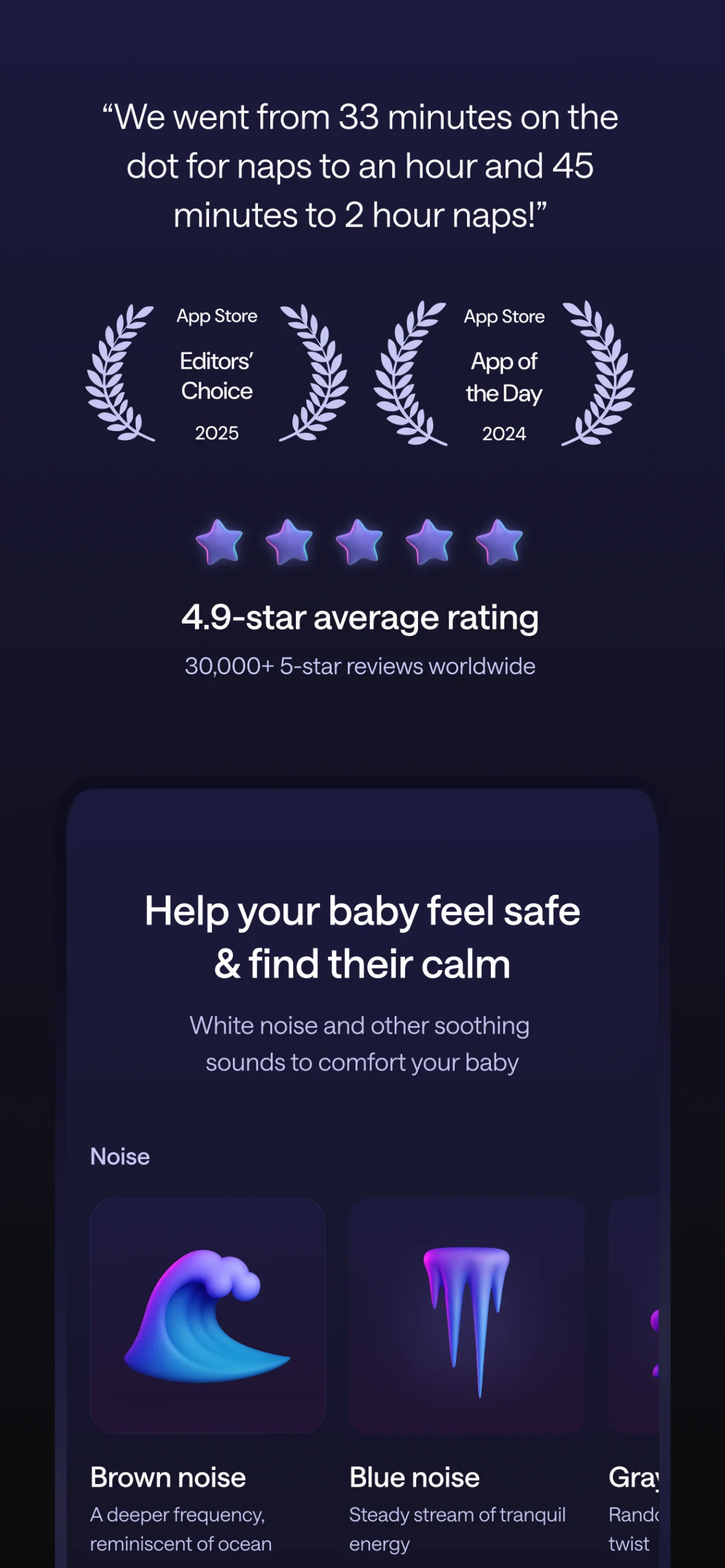 Screenshot Napper: Baby Sleep & Parenting 3