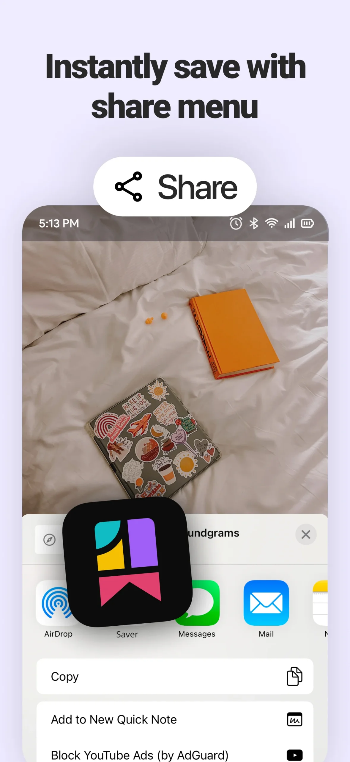 CentralSave - Bookmark Saver capture d'écran 2