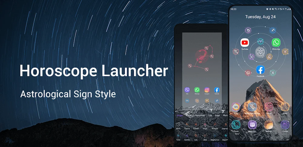 Capture d'écran Horoscope Launcher 1