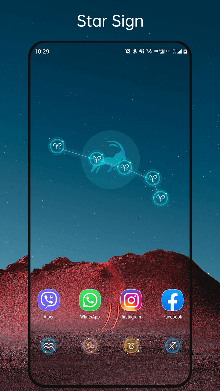 Capture d'écran Horoscope Launcher 3